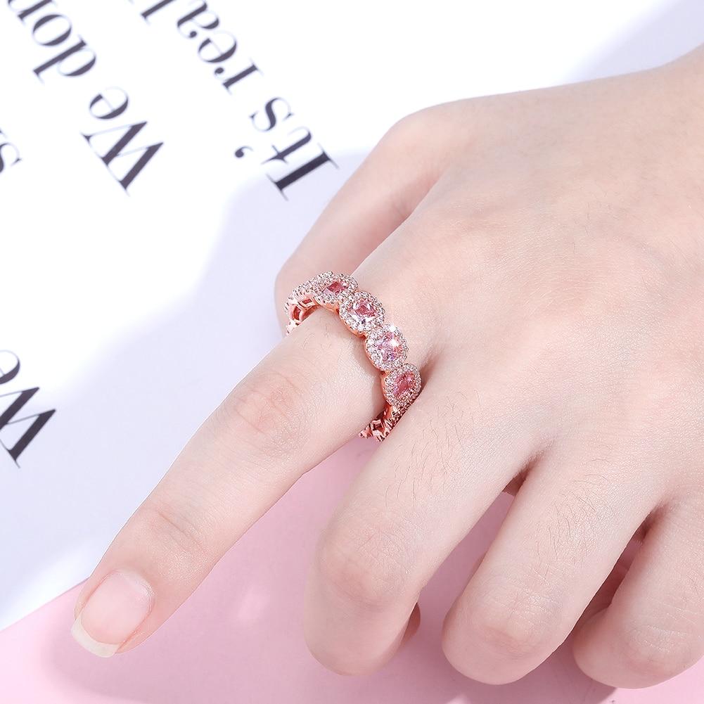 DIAMOND HALO ETERNITY RING 14K - ICECI