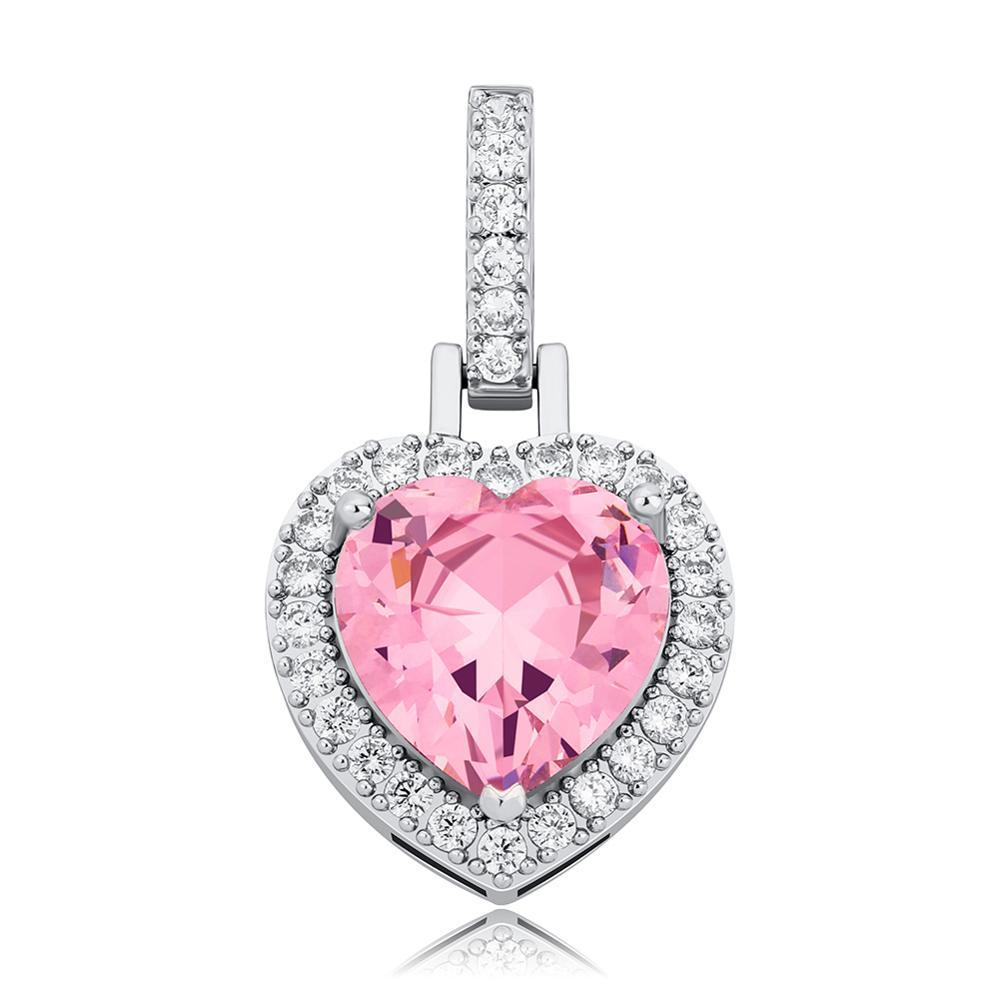 DIAMOND HEART PENDANT 14K - ICECI