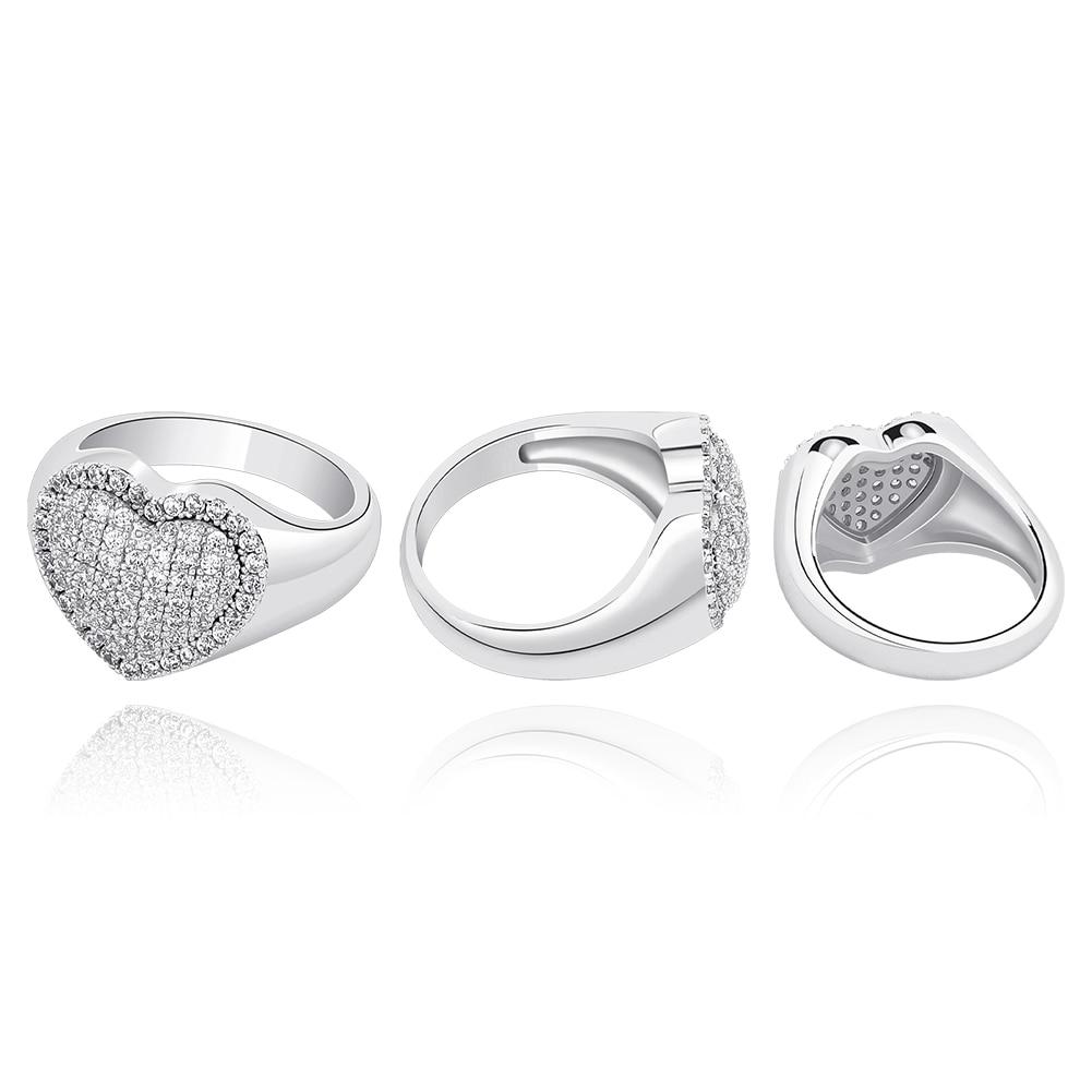 DIAMOND HEART RING 14K - ICECI