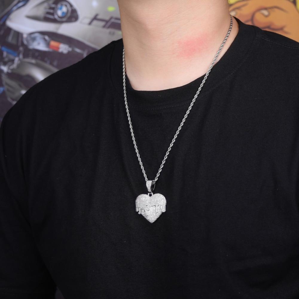 DRIP HEART PENDANT 14K - ICECI