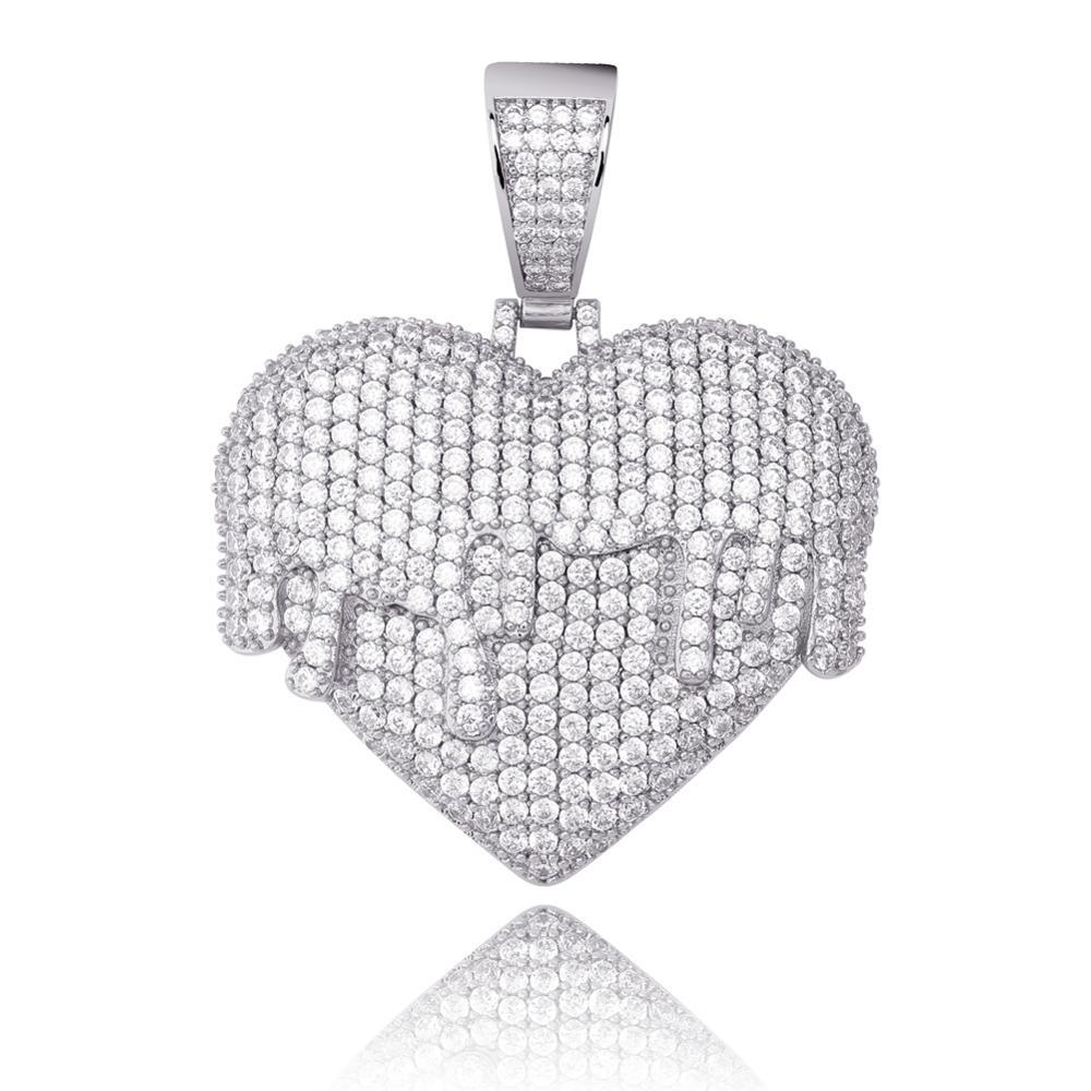 DRIP HEART PENDANT 14K - ICECI