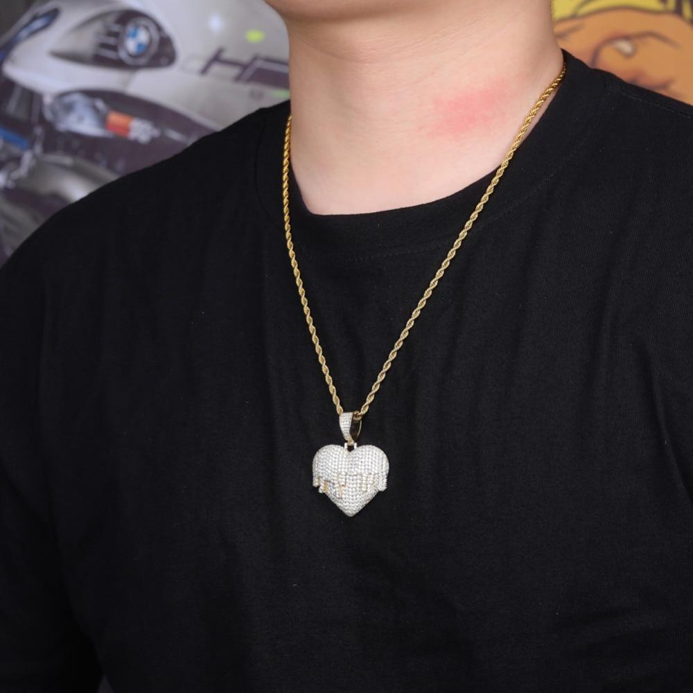 DRIP HEART PENDANT 14K - ICECI