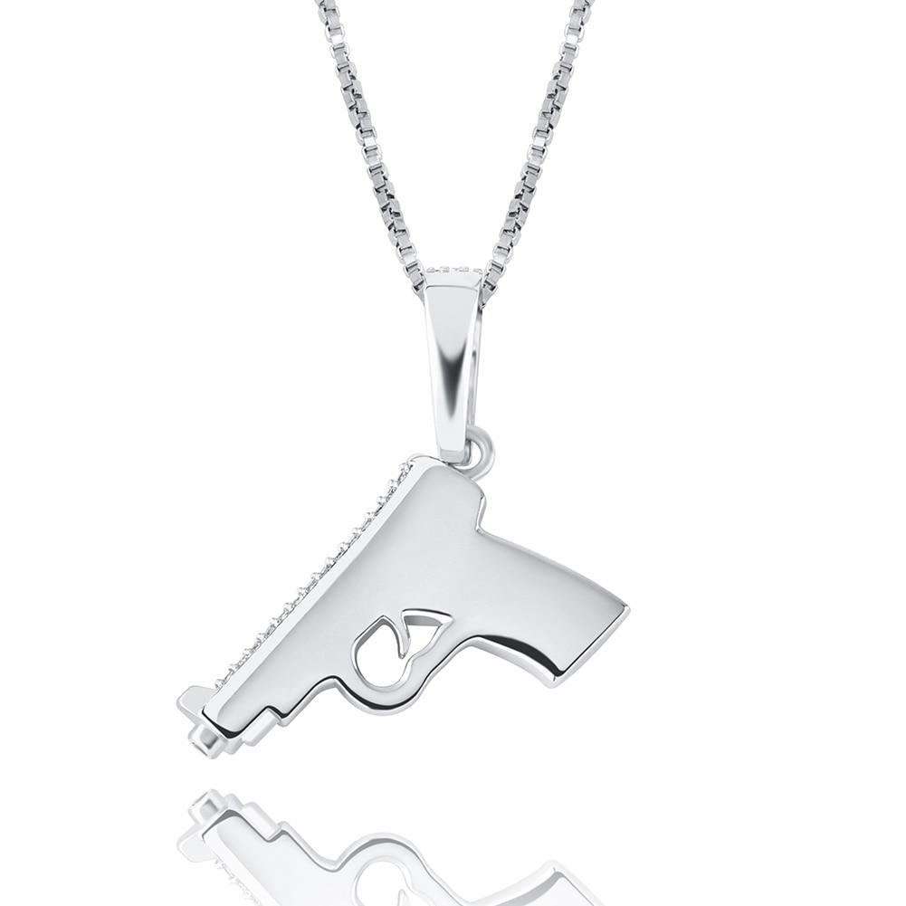GLOCK PENDANT 14K X STERLING SILVER - ICECI