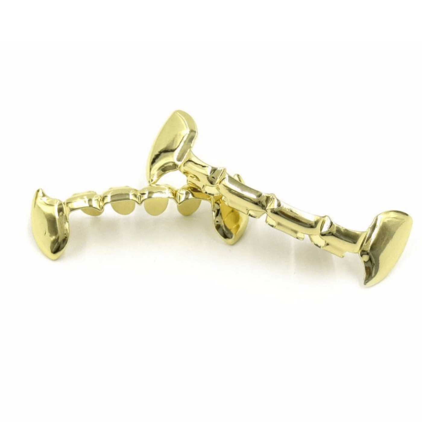 HALF TEETH VAMPIRE FANG GRILLZ 14K - ICECI