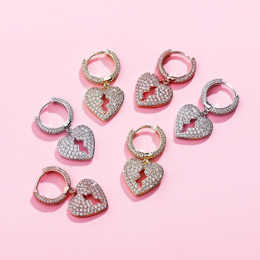 HEARTBREAK DROP EARRINGS 14K - ICECI