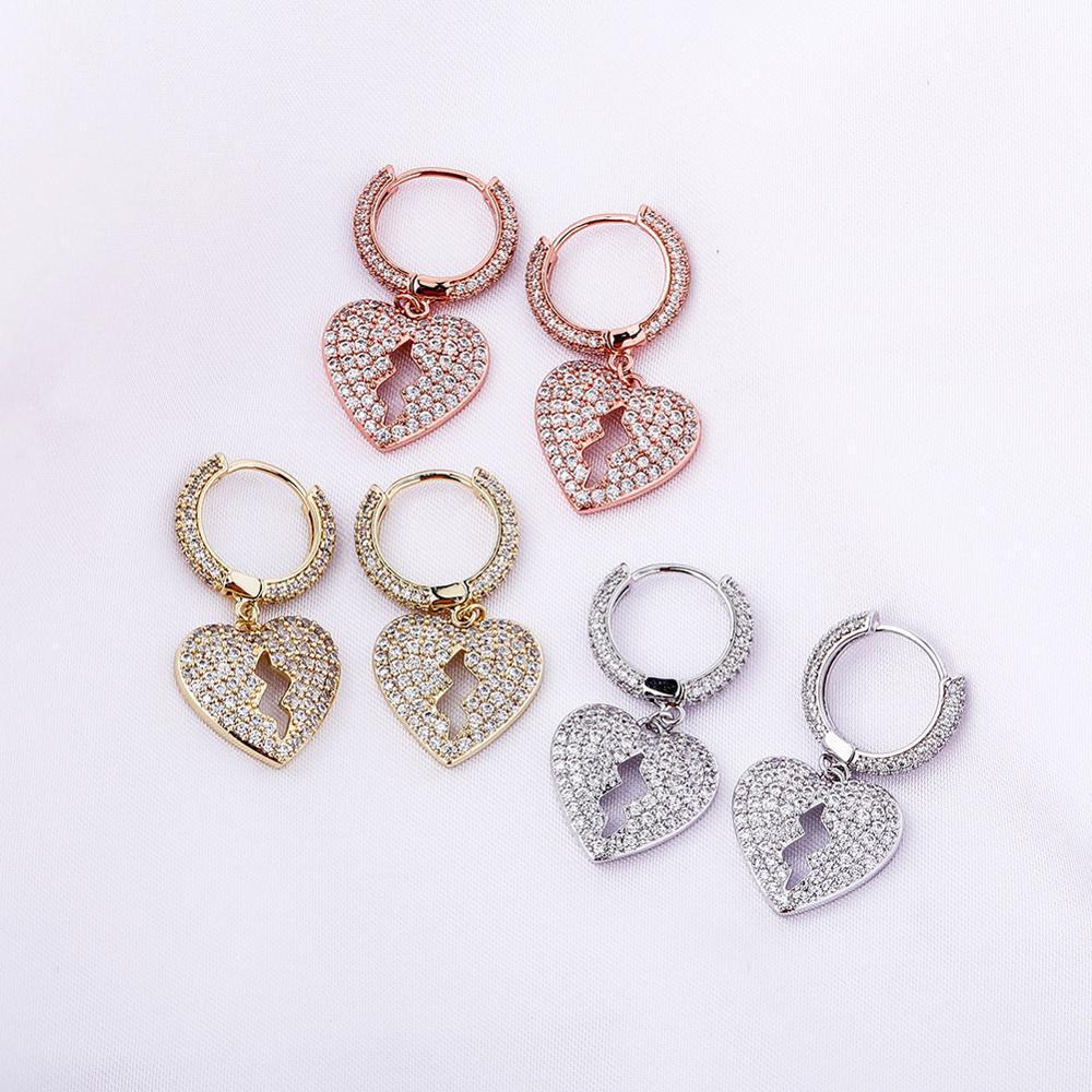 HEARTBREAK DROP EARRINGS 14K - ICECI