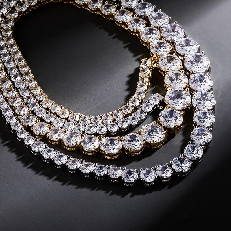 IRREGULAR TENNIS CHAIN 14K - ICECI