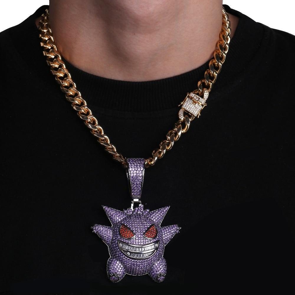 LARGE GENGAR PENDANT 18K - ICECI