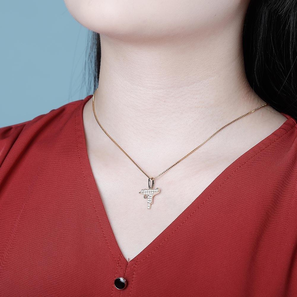 LIL UZI PENDANT 14K X STERLING SILVER - ICECI