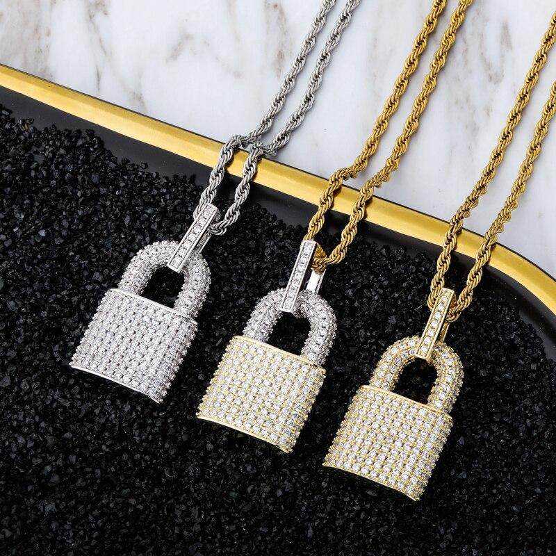 LOCK PENDANT 14K - ICECI