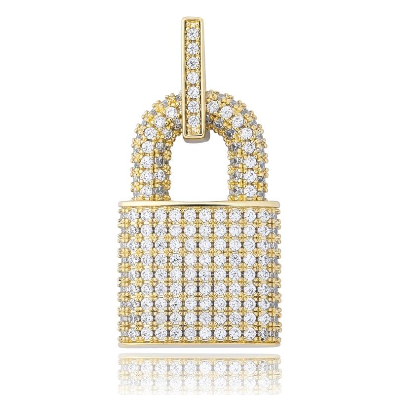 LOCK PENDANT 14K - ICECI