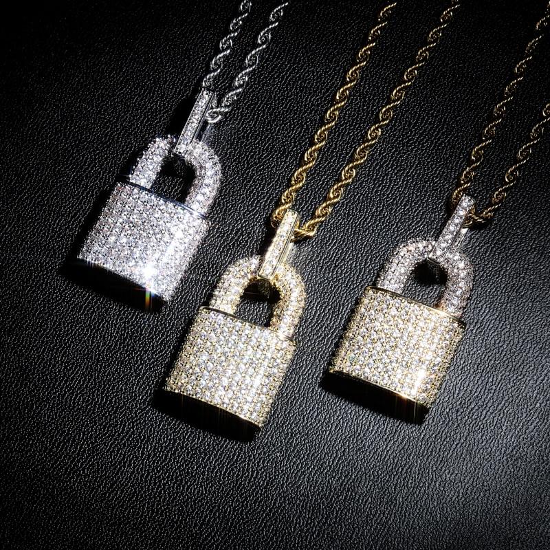 LOCK PENDANT 14K - ICECI