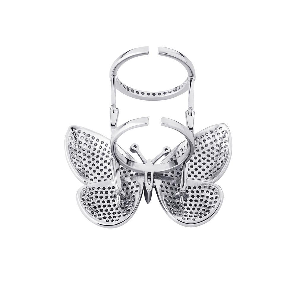 MOVEABLE BUTTERFLY RING 14K - ICECI