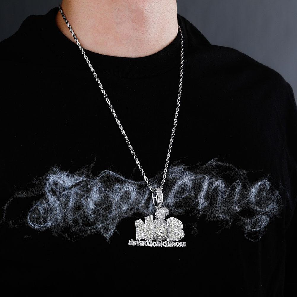 NEVER GOING BROKE PENDANT 14K - ICECI