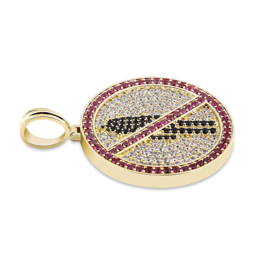 NO BYSTANDERS PENDANT 14K - ICECI
