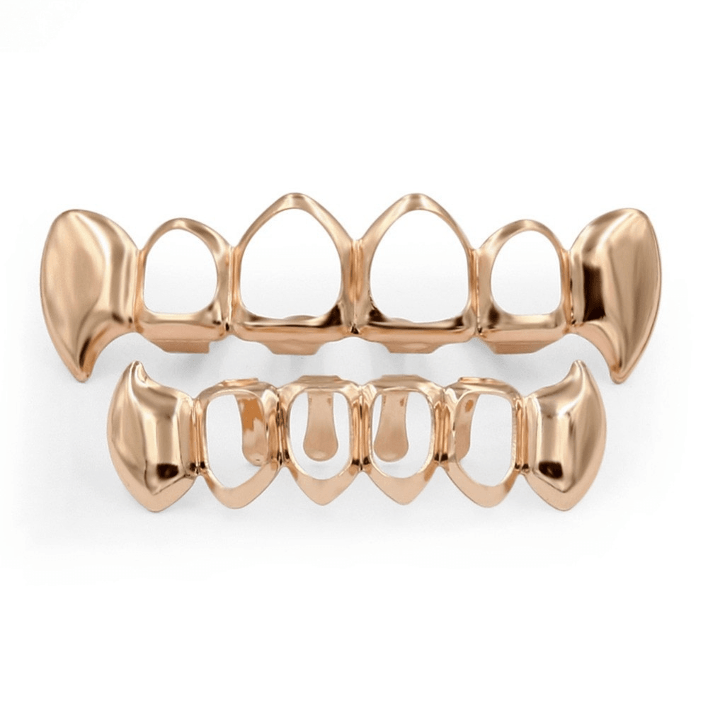 OPEN FACE VAMPIRE FANG GRILLZ 14K - ICECI