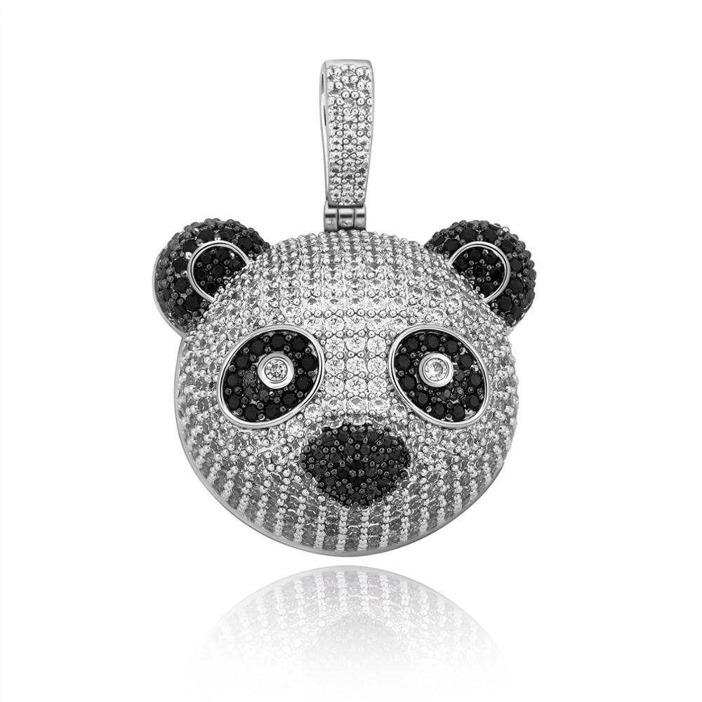 Panda Head Pendant 14K - ICECI