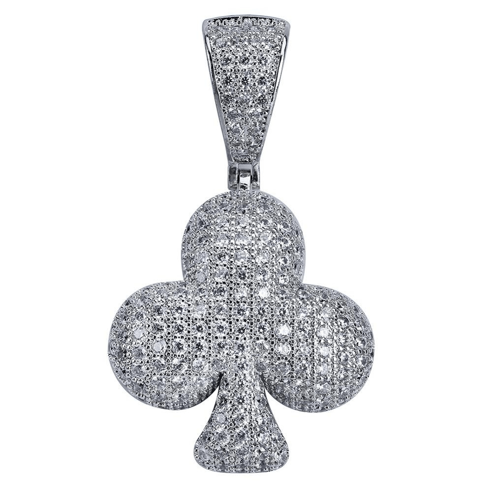 Poker Suits Pendant 18K - ICECI