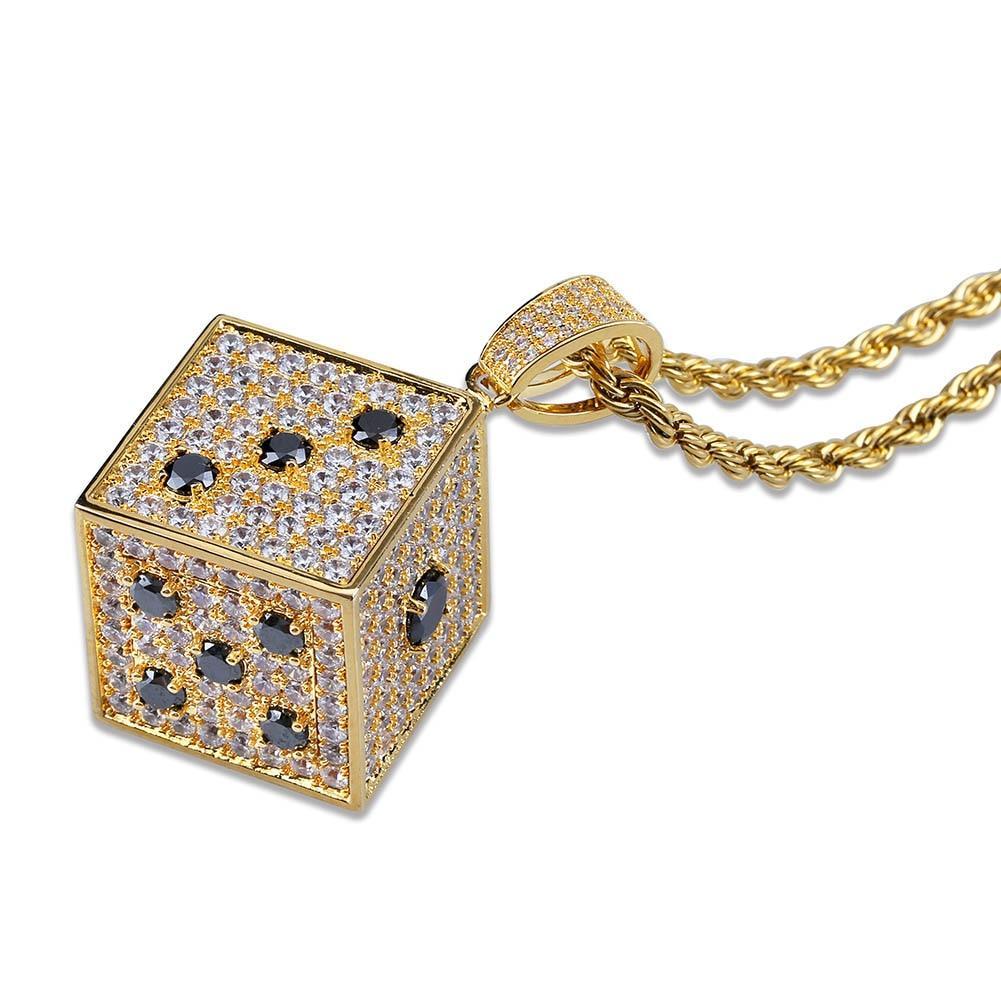ROLL THE DICE PENDANT 18K - ICECI