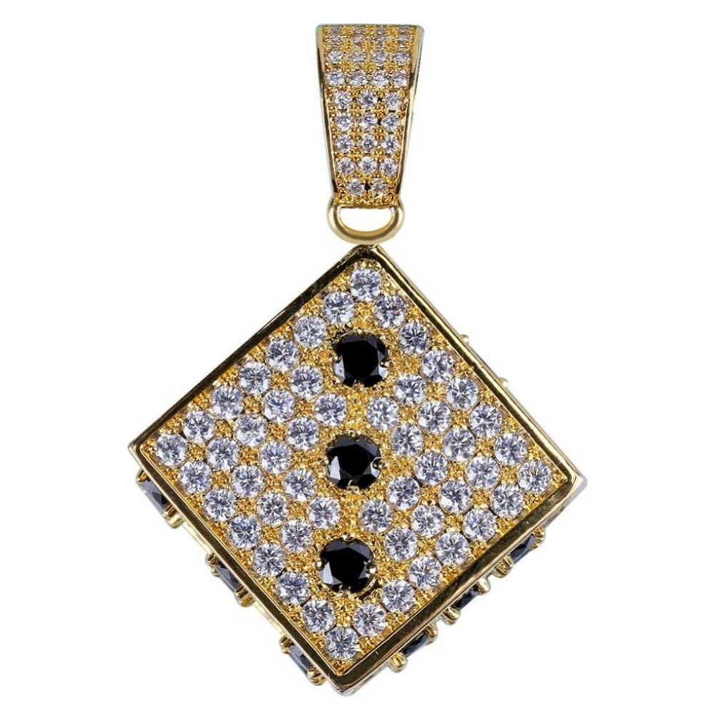 ROLL THE DICE PENDANT 18K - ICECI