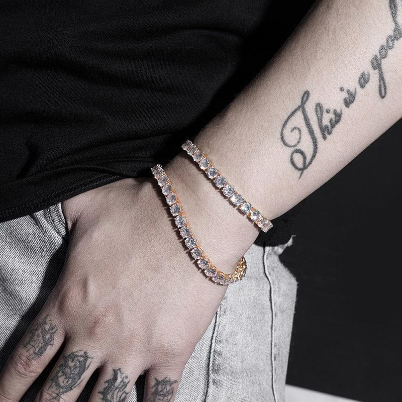Tennis Bracelet 14K x Sterling Silver - ICECI