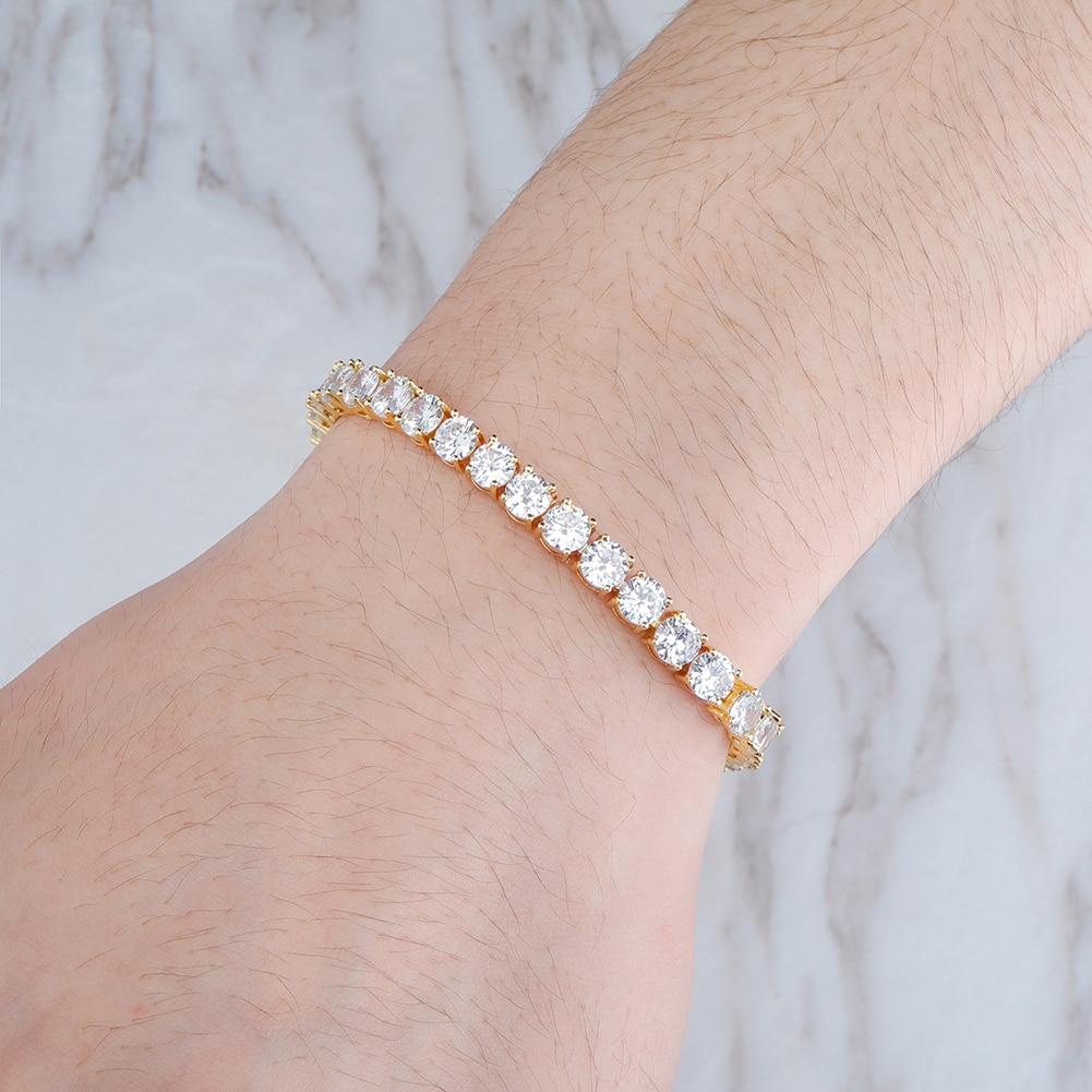 Tennis Bracelet 14K x Sterling Silver - ICECI