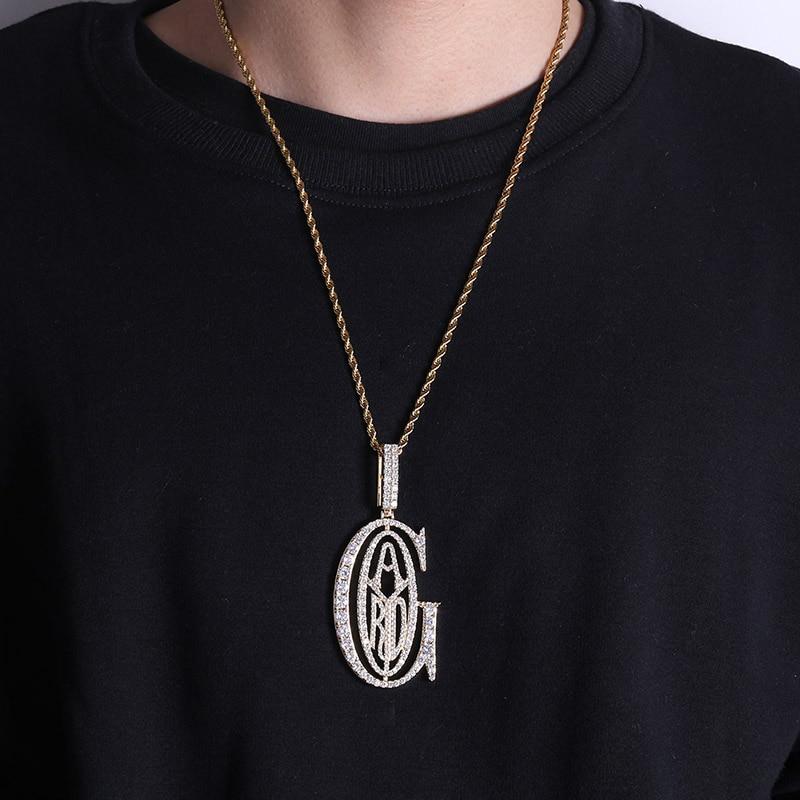 THANK YOU GOD ALWAYS G PENDANT 14K - ICECI