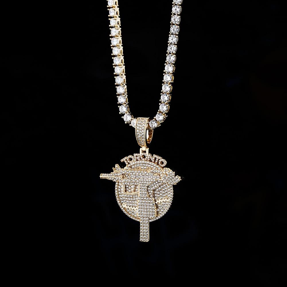 TORONTO UZI PENDANT 14K - ICECI