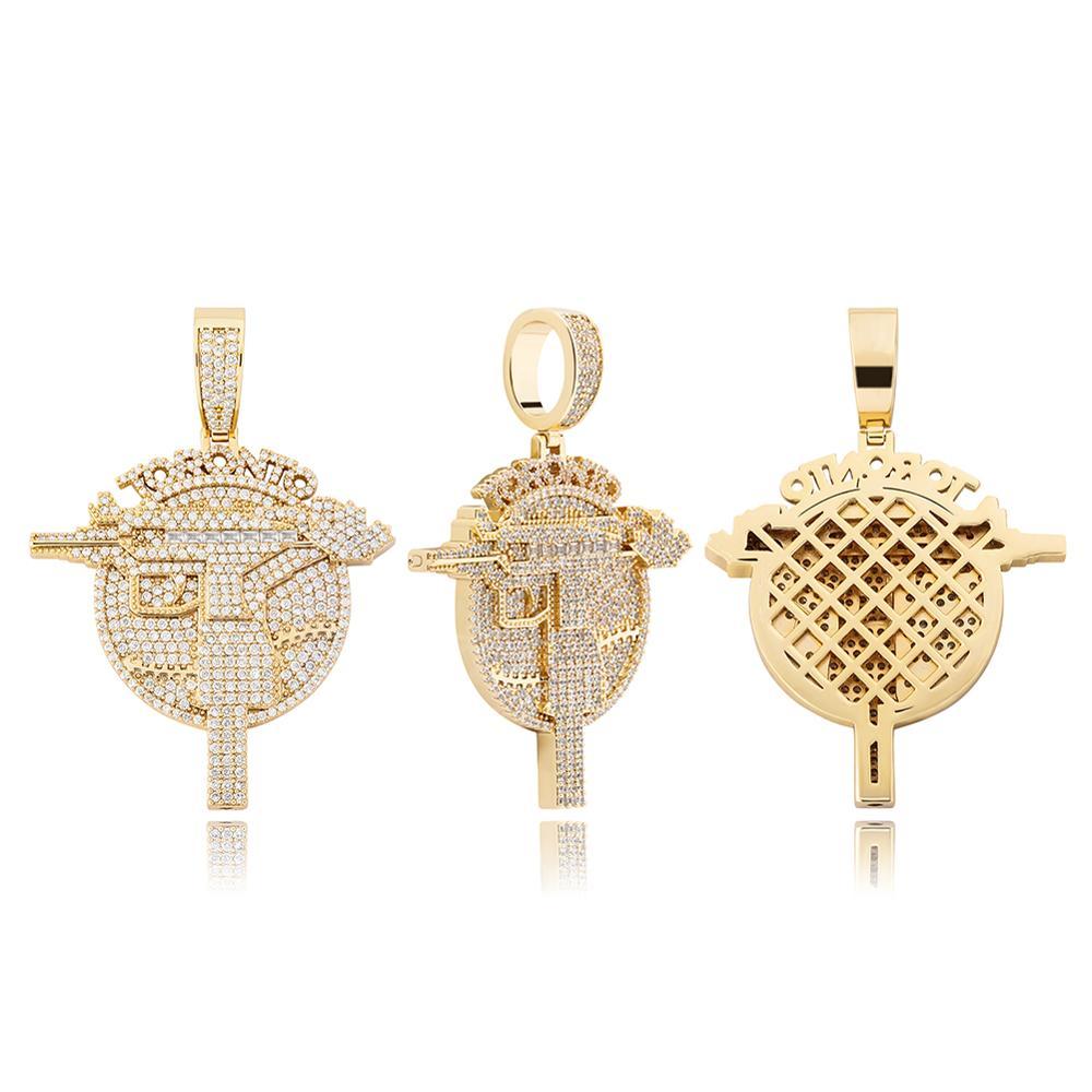 TORONTO UZI PENDANT 14K - ICECI
