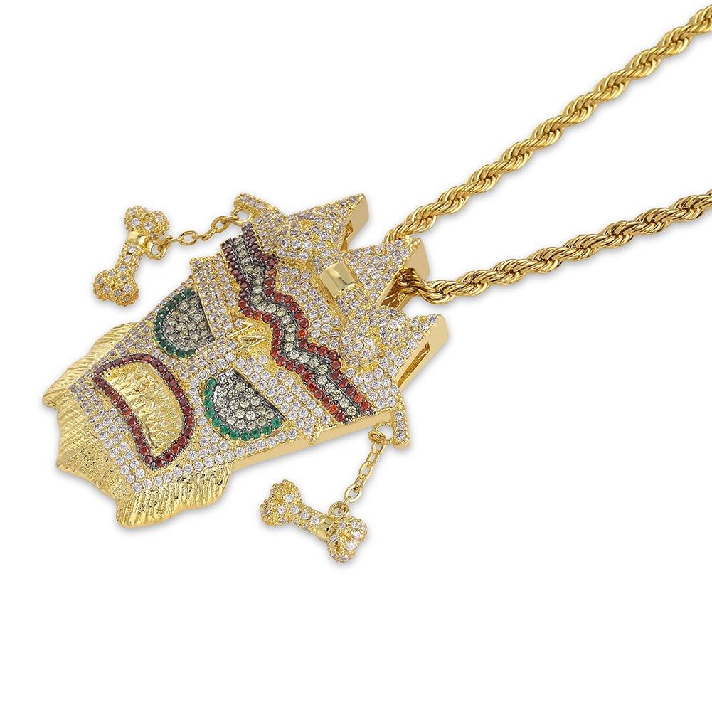 UKA UKA MASK PENDANT 14K - ICECI