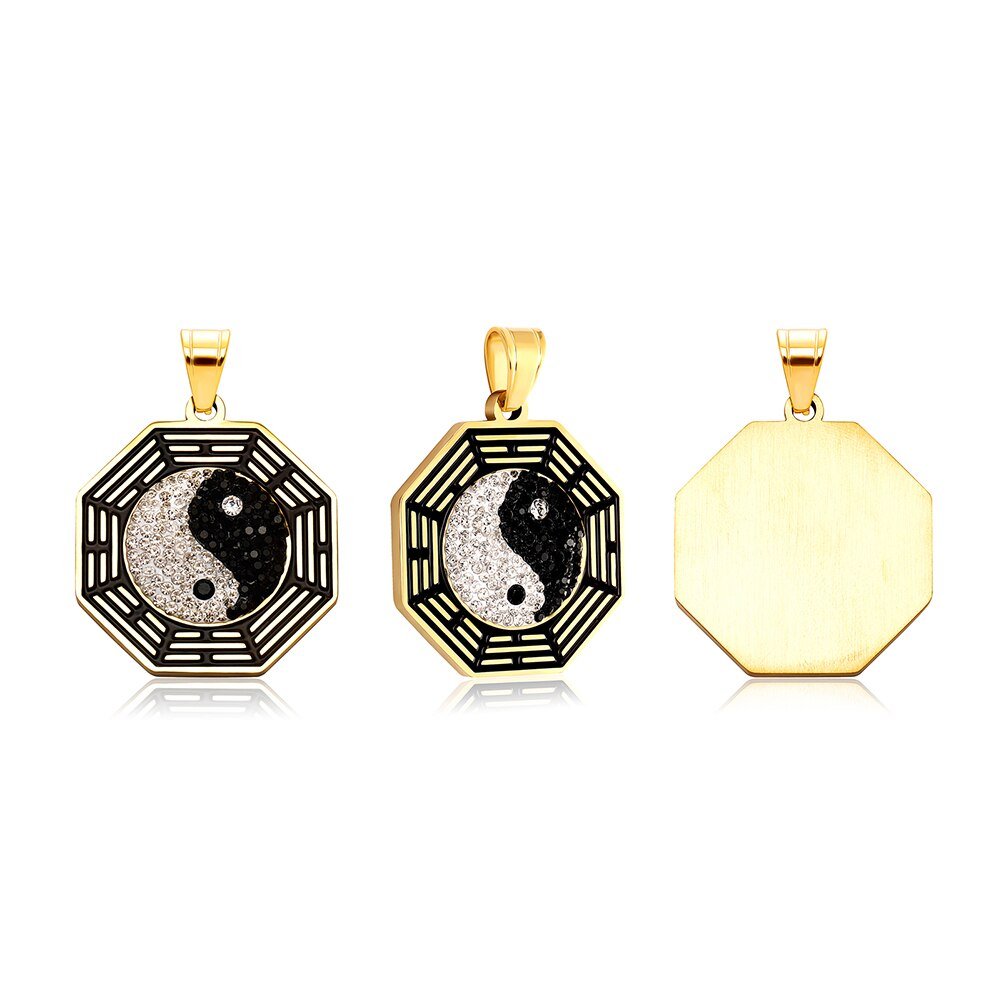 Yin Yang Web Pendant 14K - ICECI