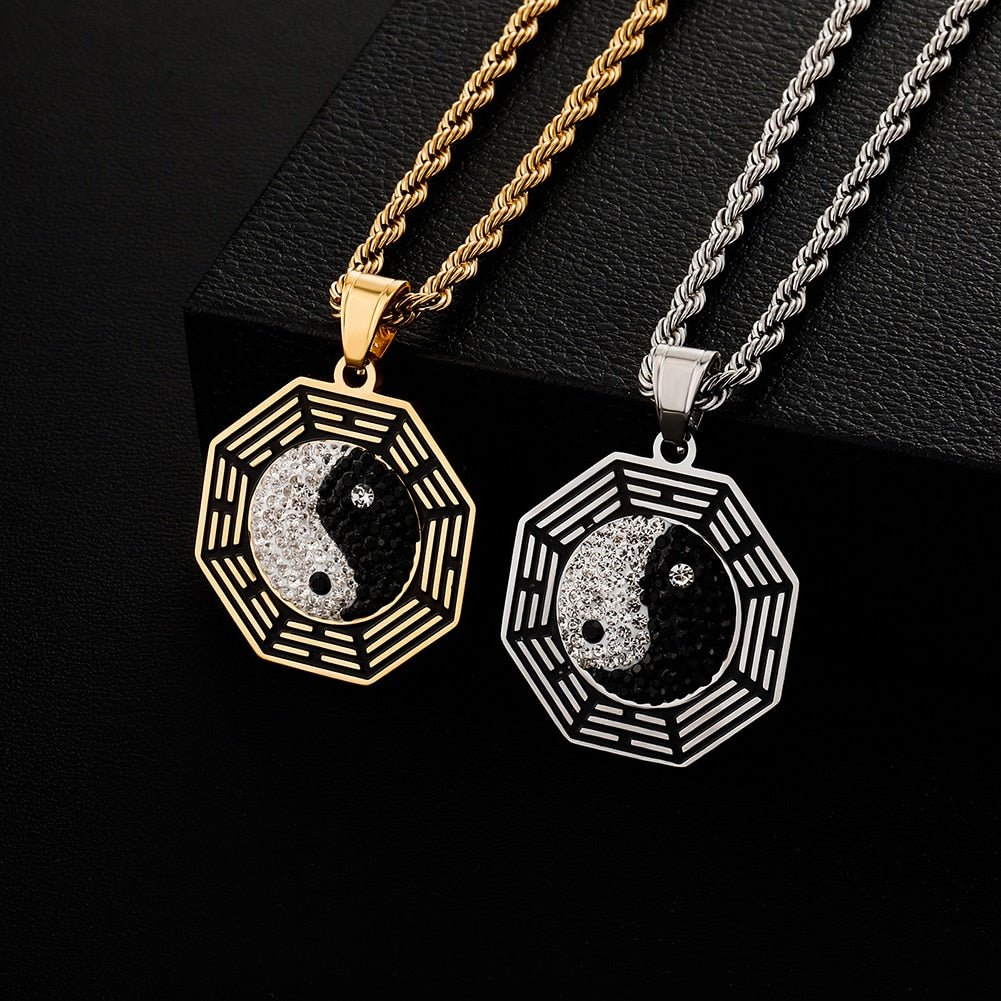 Yin Yang Web Pendant 14K - ICECI