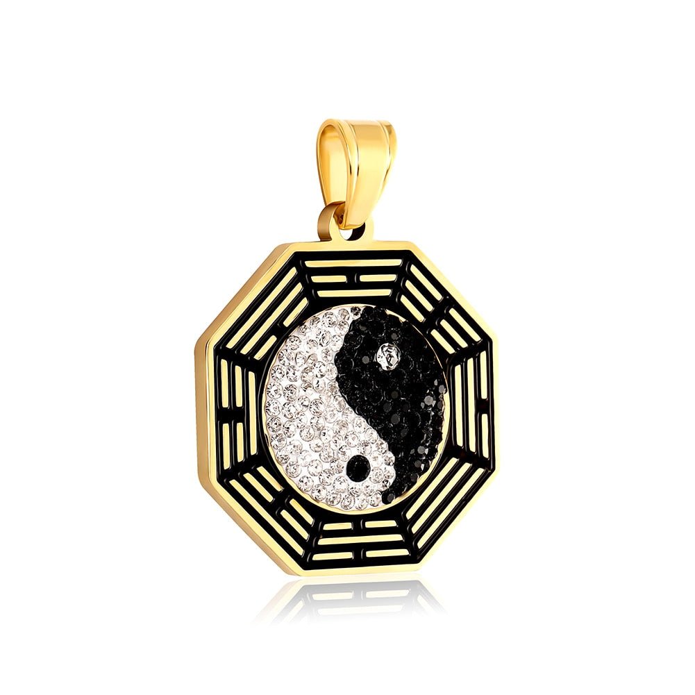 Yin Yang Web Pendant 14K - ICECI