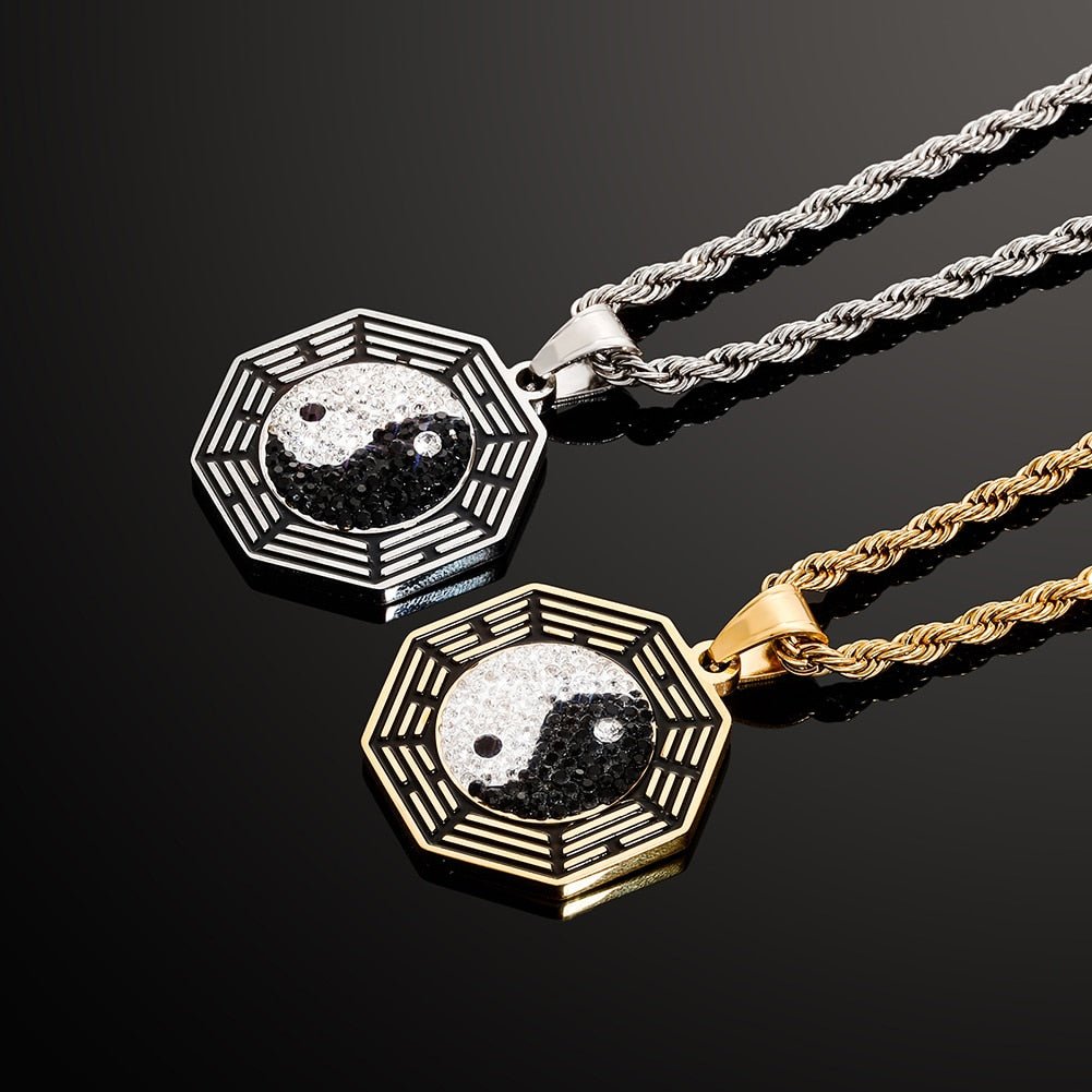 Yin Yang Web Pendant 14K - ICECI
