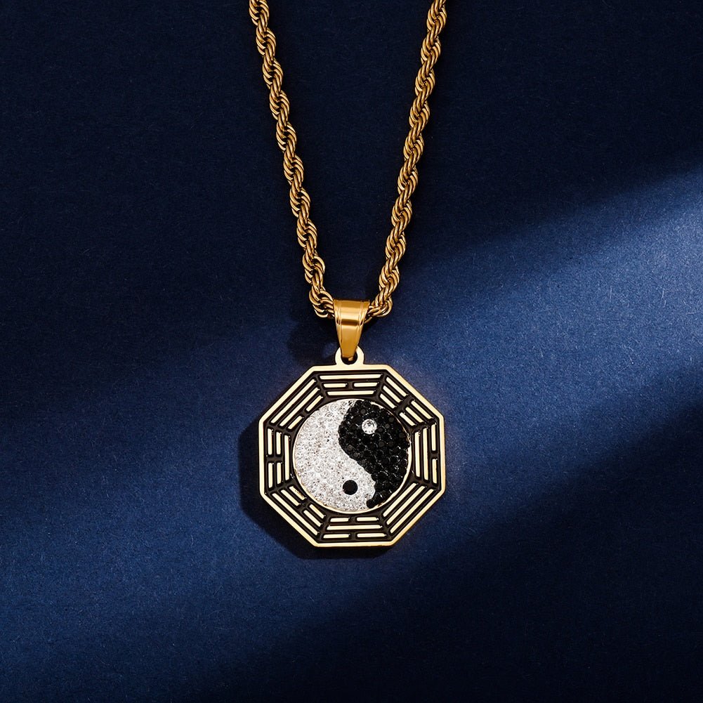 Yin Yang Web Pendant 14K - ICECI