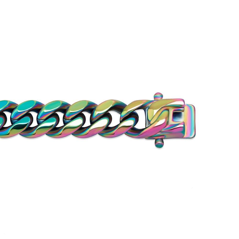 10MM / 14MM GASOLINE CUBAN LINK BRACELET - ICECI