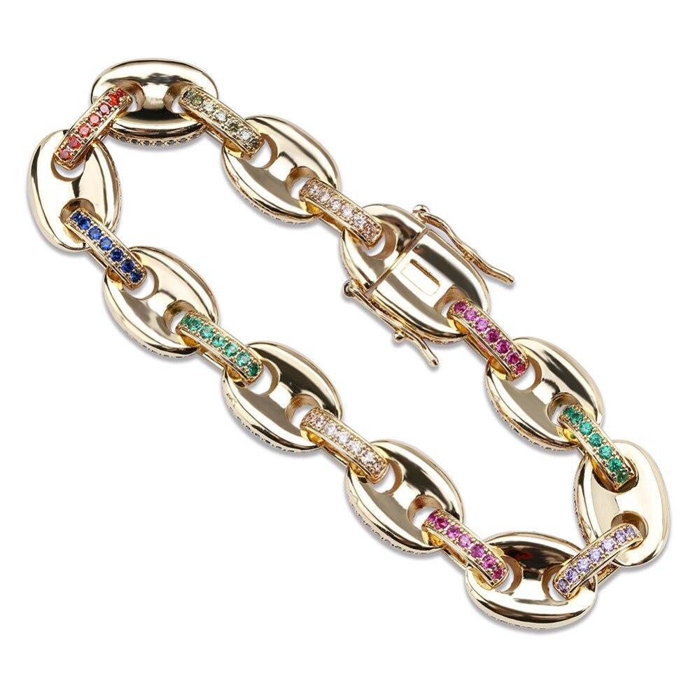 12MM GUCCI LINK BRACELET 18K - ICECI