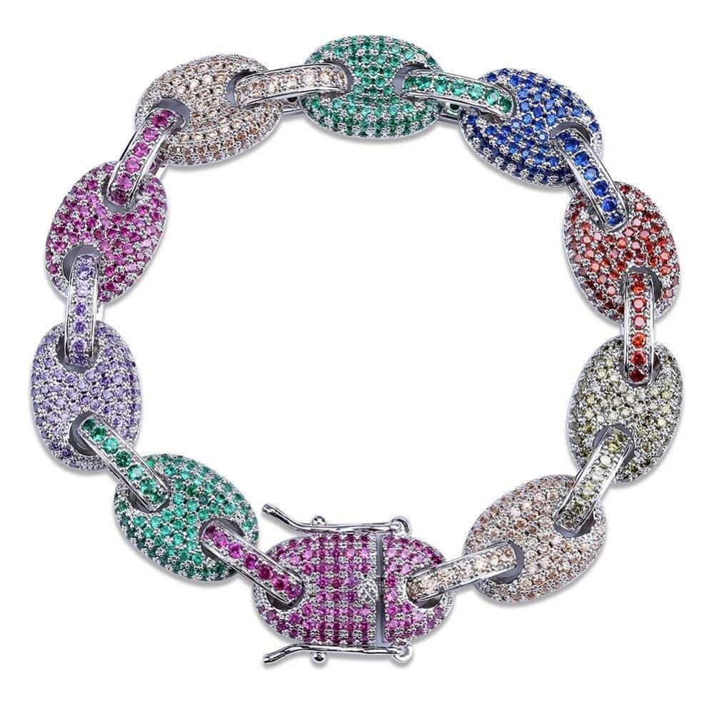 12MM GUCCI LINK BRACELET 18K - ICECI