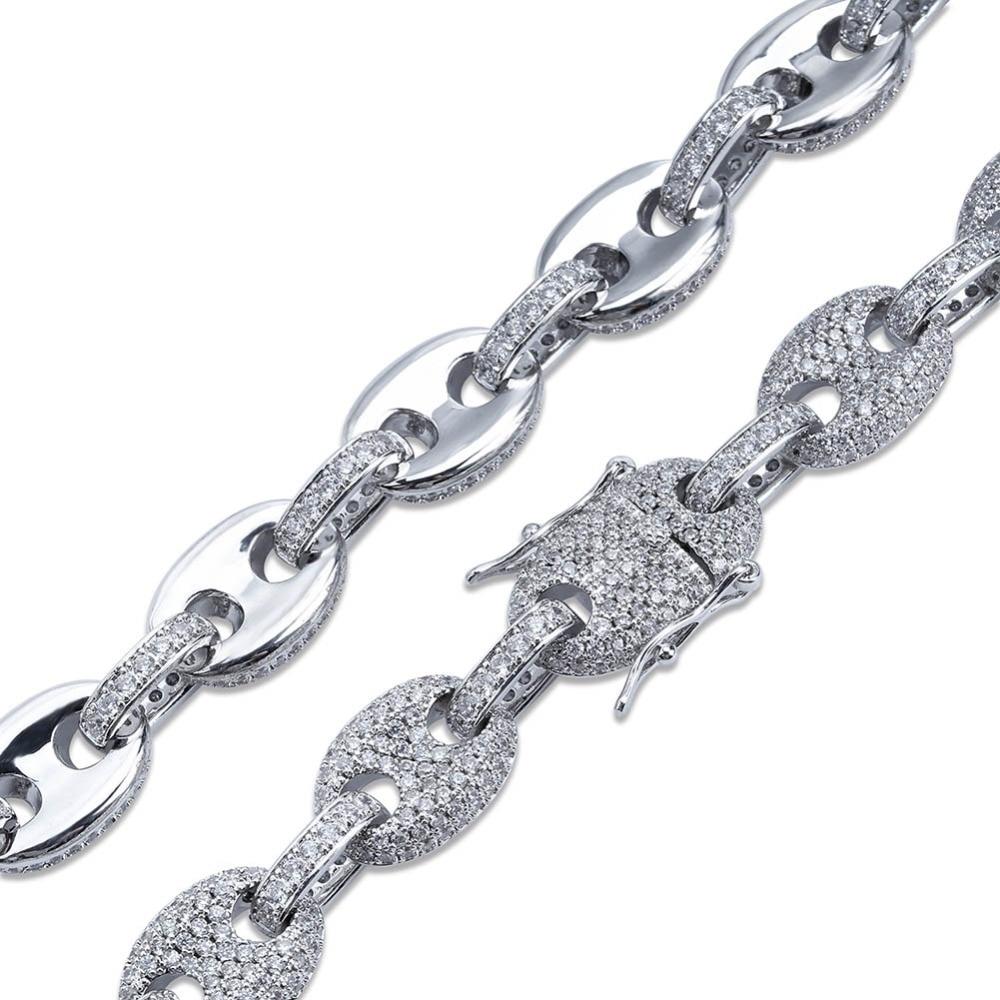 12MM GUCCI LINK CHAIN 18K - ICECI