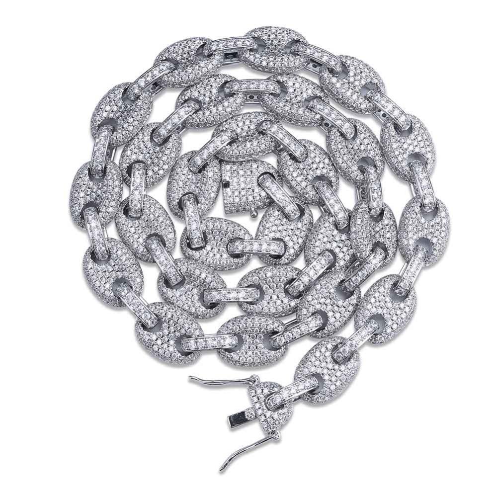12MM GUCCI LINK CHAIN 18K - ICECI