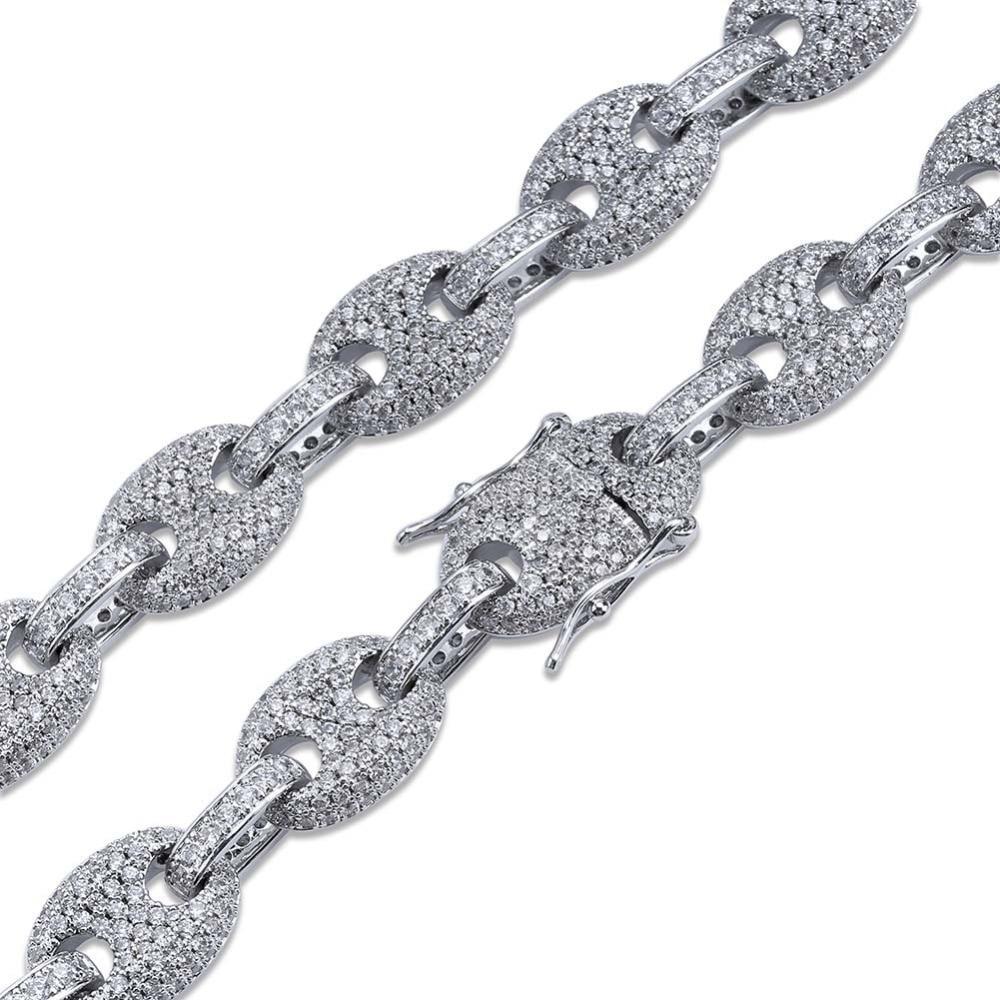 12MM GUCCI LINK CHAIN 18K - ICECI