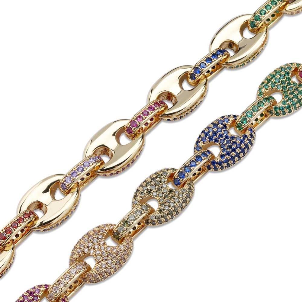 12MM GUCCI LINK CHAIN 18K - ICECI