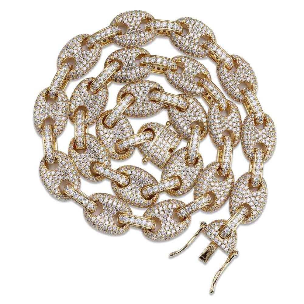 12MM GUCCI LINK CHAIN 18K - ICECI