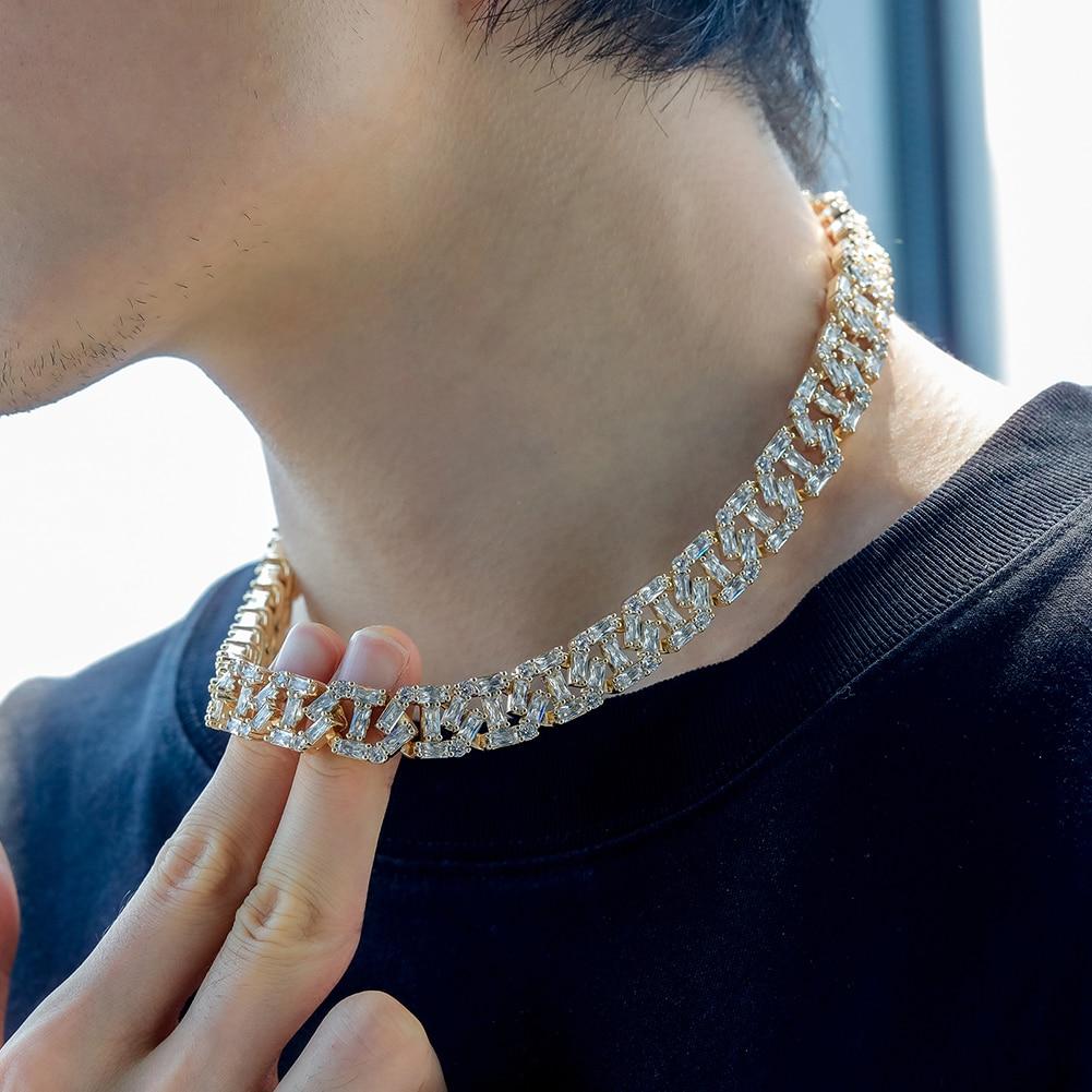 13mm Baguette Mariner Chain 14K - ICECI