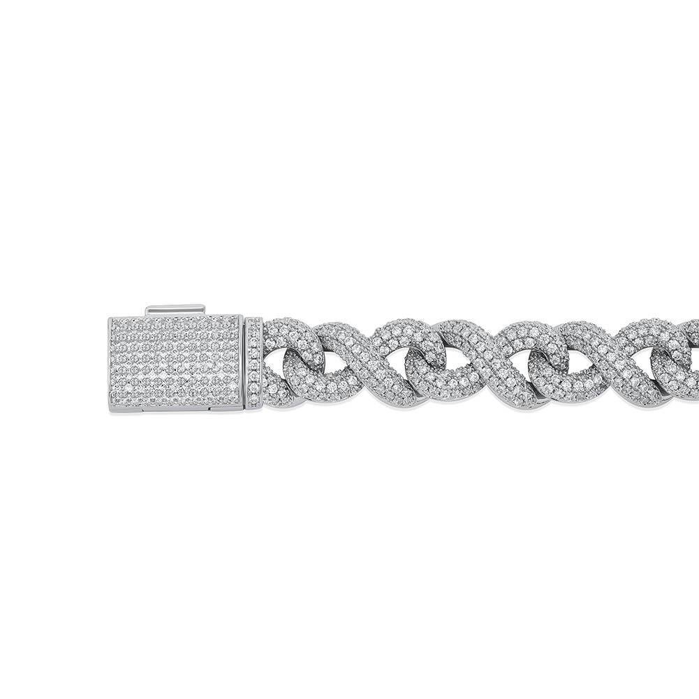 13MM INFINITY BRACELET 14K - ICECI