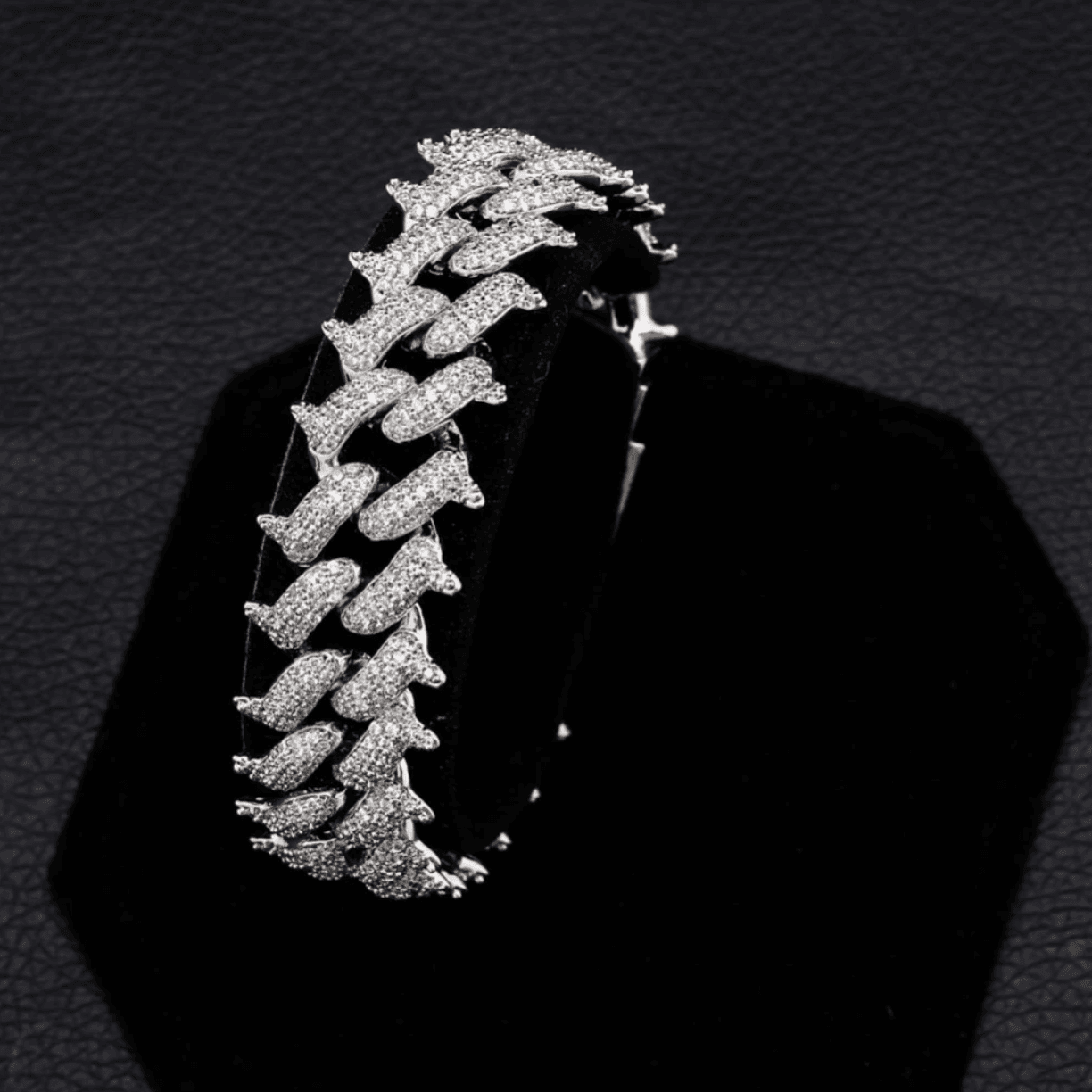 14MM THORN CUBAN LINK BRACELET 18K - ICECI