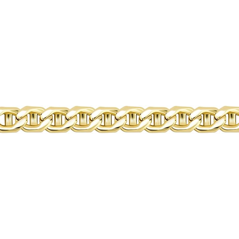 16MM BAGUETTE LINK BRACELET 14K - ICECI
