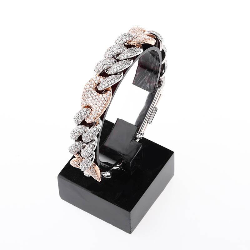16MM CUBAN G-LINK BRACELET 18K - ICECI