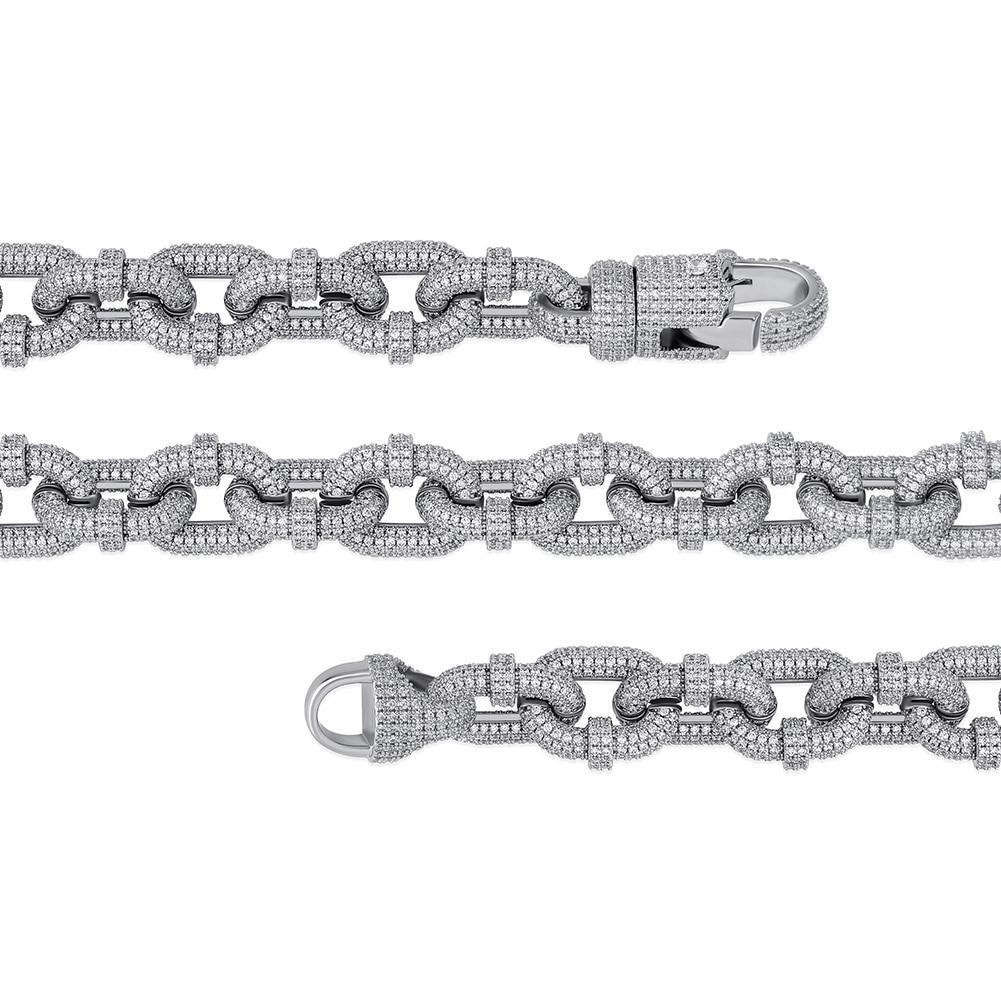 17MM CARABINER CLIP CHAIN 14K - ICECI