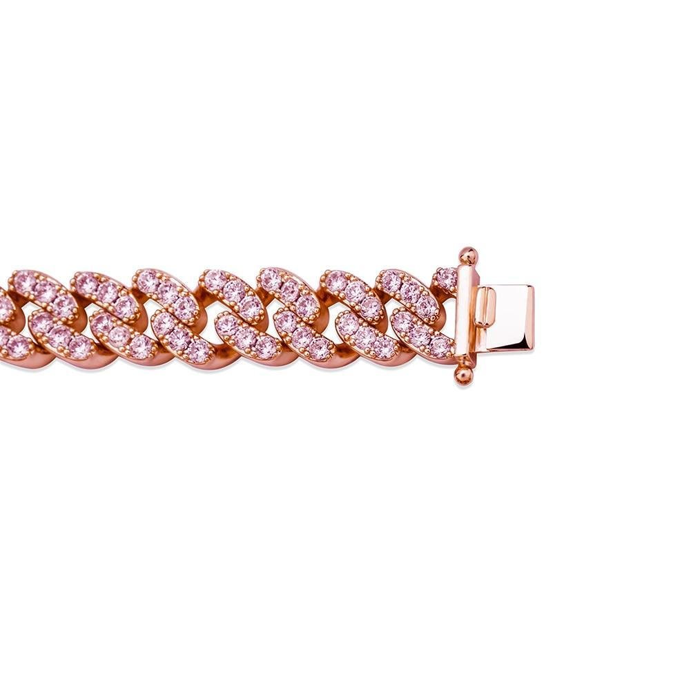 8MM BUTTERFLY CUBAN ANKLET 14K - ICECI